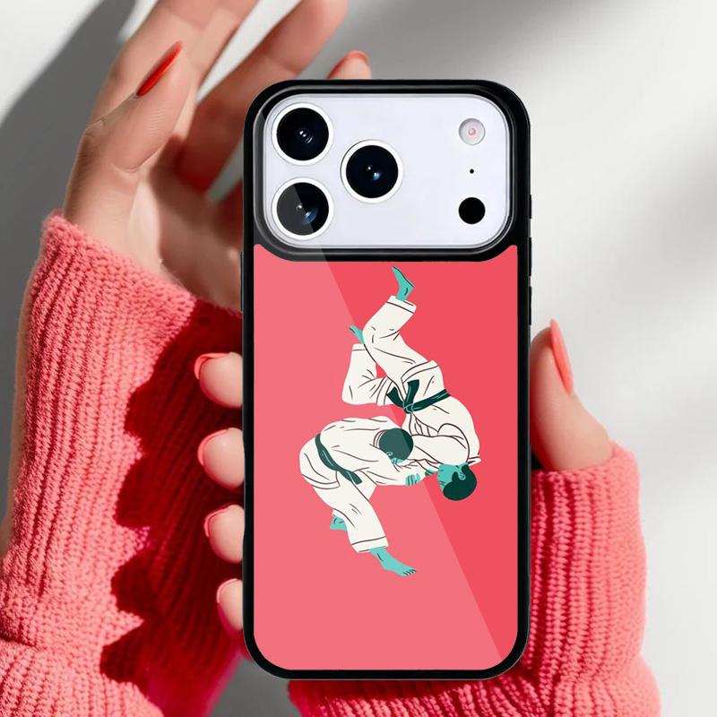 Judo Phone Case for iPhone 17 16 15 14 13 Pro Max Back Cover for 12 11 Pro Coque