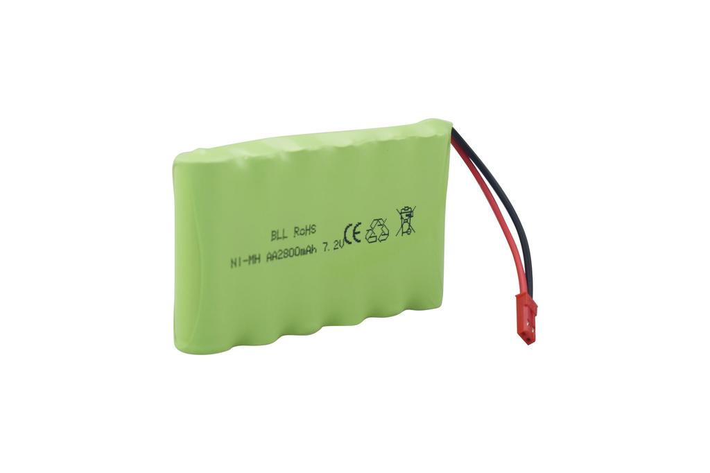 2 SZT. Akumulator AA Ni-MH 7.2V 2800mAh z opaską, wtyczką JST-2P i kablem USB do ładowania dla TR-211, TR-212, TR-215, 550, Nowa Wersja Pilotów