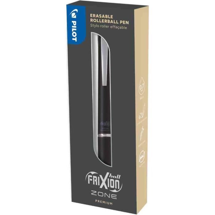 Stylo Roller - PILOT - FRIXION BALL ZONE - Gris Foncé - Pointe Fine - Effaçable