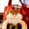 1-20PCS Christmas Tote Bags Snowman Reindeer Santa Claus Gift Bags for Kids Candy Storage Bags Xmas Party Holiday Decor Supplies