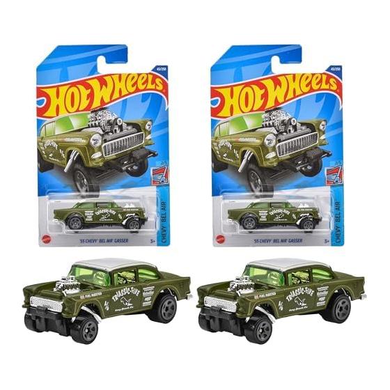 Hot Wheels Basic Car  55 Chevy Bel Air Gasser [от 3 лет] HHD85 ( 2)
