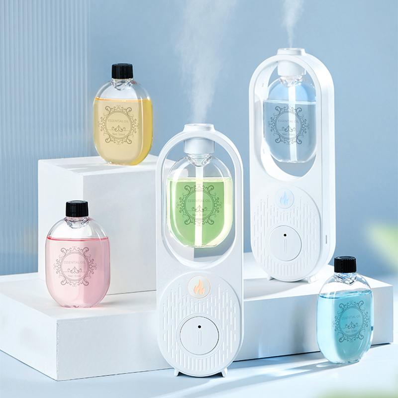 Aroma difuzér Aroma olejový rozptylovač vůně 5 režimů Noční světlo Kapacita 50 ml Nástěnný Stolní USB nabíjení