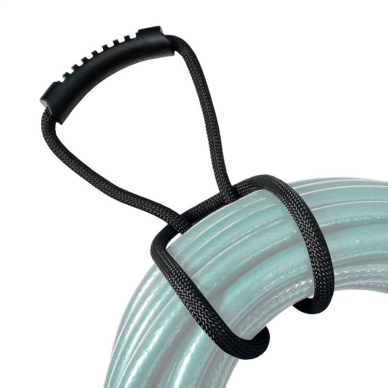 1Pcs Extension Cord Storage Strap with Handle Heavy-Duty Hook Organizer for Hoses Cords-Multipurpose Home Garage Boat RV