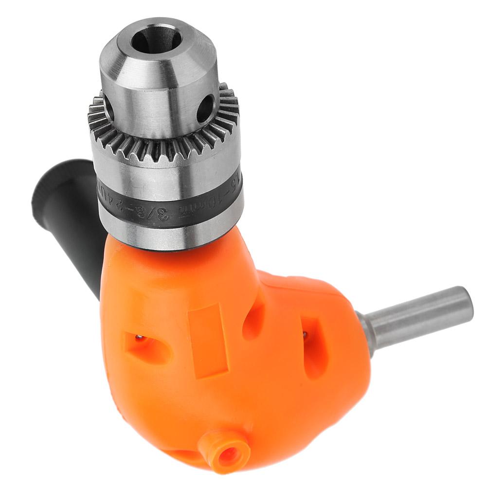 90 Degree Right Angle Drill Attachment Portable Compact Punch Adapter Attachment Tool