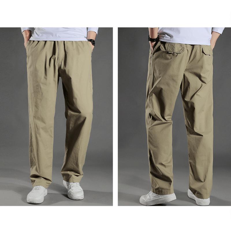Ανδρικά Καλοκαιρινά Ρούχα Φαρδύ Παντελόνι Αναπνέον Ίσιο Καθημερινό Παντελόνι Ανδρικό Παντελόνι Cargo