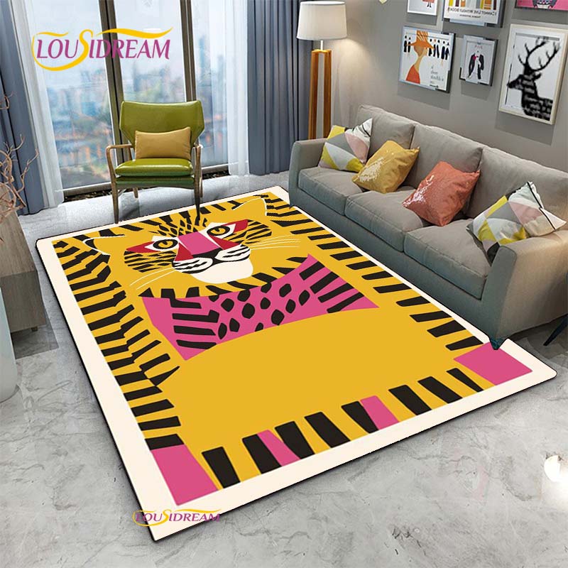 Ancient Egyptian Abstract Carpet for Living Room Bedroom Rug Kitchen Door Kids Unslip Floor Mats Photography Props Alfombra Rug