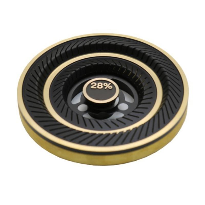 4Pieces Set Kitchen Appliance Part Embedded Stove Diffusers High Foot Burners Core Copper Texture for High Leg Stove