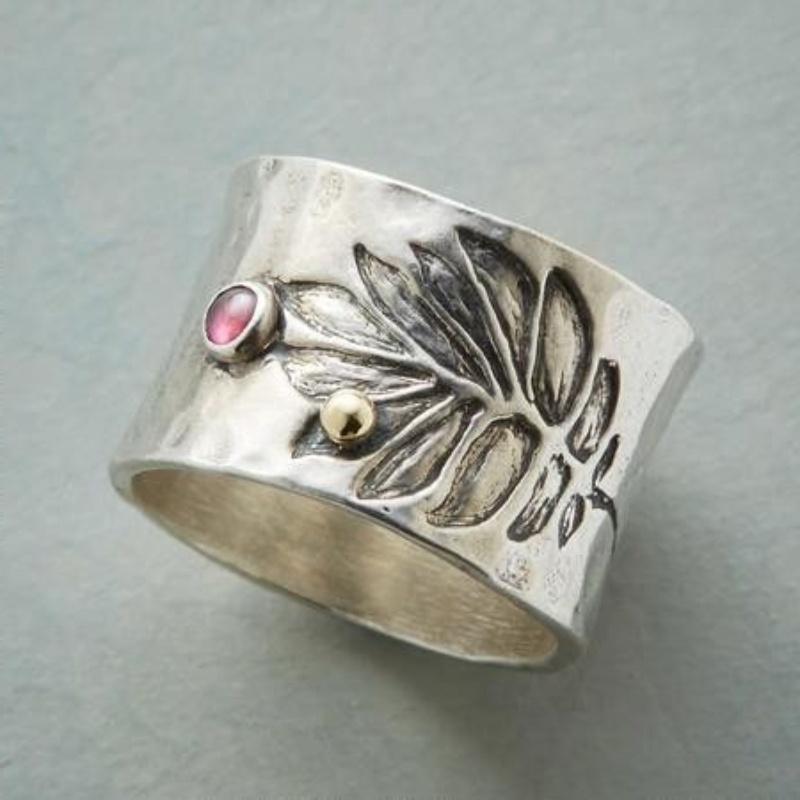 

New Trend Casual Unisex Ring Luxury Retro Trend Leaf Shape Alloy Classic Everyday Party 9