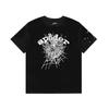 Foreign Trade Meichao Sp5der555555 Spider Web Printing Summer Loose Trend Men's and Women's Couples Short Sleeve T-Shirt Summer