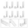 8er Set Schrank Wandmontiert Einzelner Bademantel Mantel Hut Haken Handtuchhalter Halter für Badezimmer700W