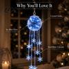 Christmas Tree Decorations LED Hanging Ornament, Icy Glow Sparkling Snowflake Cascade Decoration, Seasonal Decorative Accents Winter Lighted Decor for