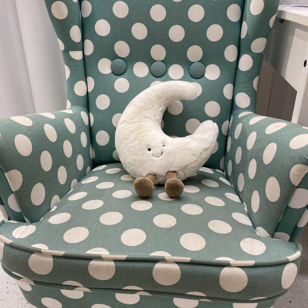 Nordischer Stil Sonne & Mond Weiche Plüschkissenpuppe Spielzeug - Süßes Geschenk für Mädchen