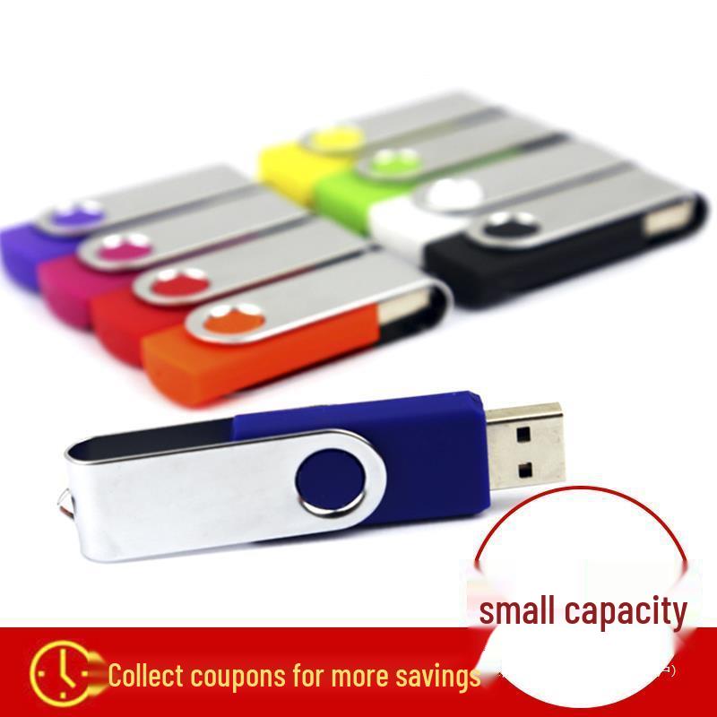 Drehbarer Metallclip USB-Speicherstick - Kleine Kapazitäten: 32MB-512MB, 1GB-4GB, Ideal zum Bieten