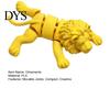Cute Office Desk Accessories 3D Printed Lying Lion Figurine with Movable Joints, Poseable Animal Fun Boredom Relief Toys Model for Decoration,