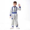 Halloween new wandering earth silver glossy astronaut spacesuit top pants COS parent-child performance suit