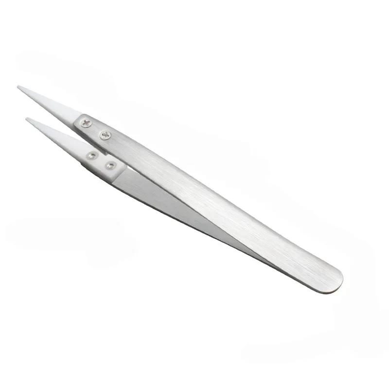 Ceramic Tweezers, High-Temperature Resistant, Acid and Alkali Corrosion Resistant, Insulated Clamping Tool