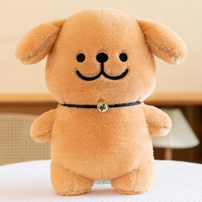 Line Dog Pillow Doll Cute Bell Puppy Plush Toy Children Girl Sleeping Pillow Soothing Doll