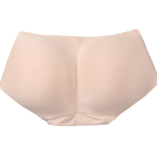 Femei Chiloți fără cusături, culoare uni, cu efect de îmbunătățire a feselor și ridicare a șoldurilor, lenjerie intimă cu bureți