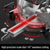 Baopuxi 45-Degree Sliding Miter Saw CN Plug (adapter Included)