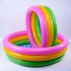 Three Ring Rainbow Foldable Inflatable Swimming Tub Toy Round Pool Baby Waterproof Playhouse Sand Table Fishing Toy Toddler Shower Bath for Children