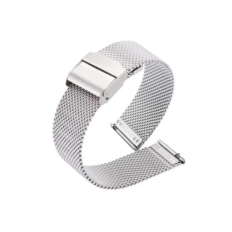 Ультратонкий миланский ремешок для часов Daniel Wellington из нержавеющей стали для мужчин и женщин 13mm серебряный