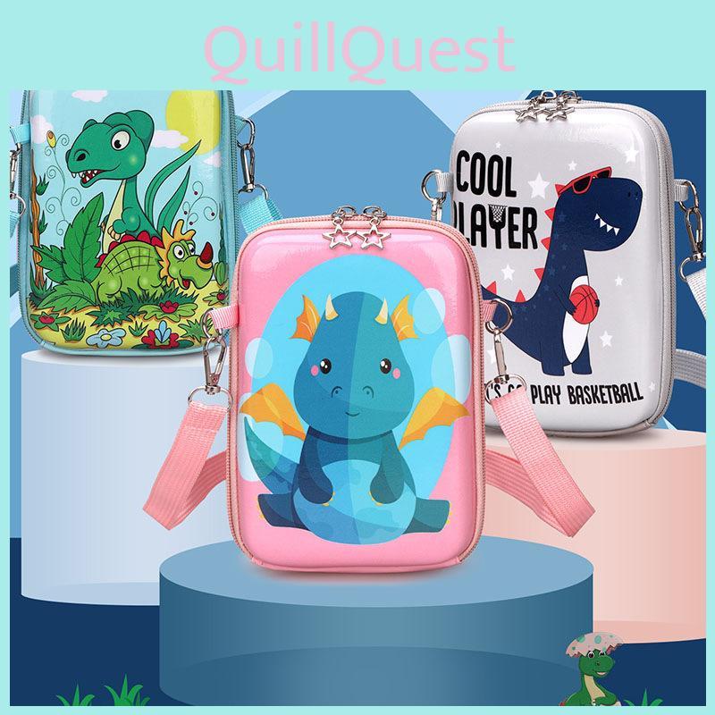 Adorable Cartoon Dinosaur Children's Crossbody Bag With Stylish Fashionable Design