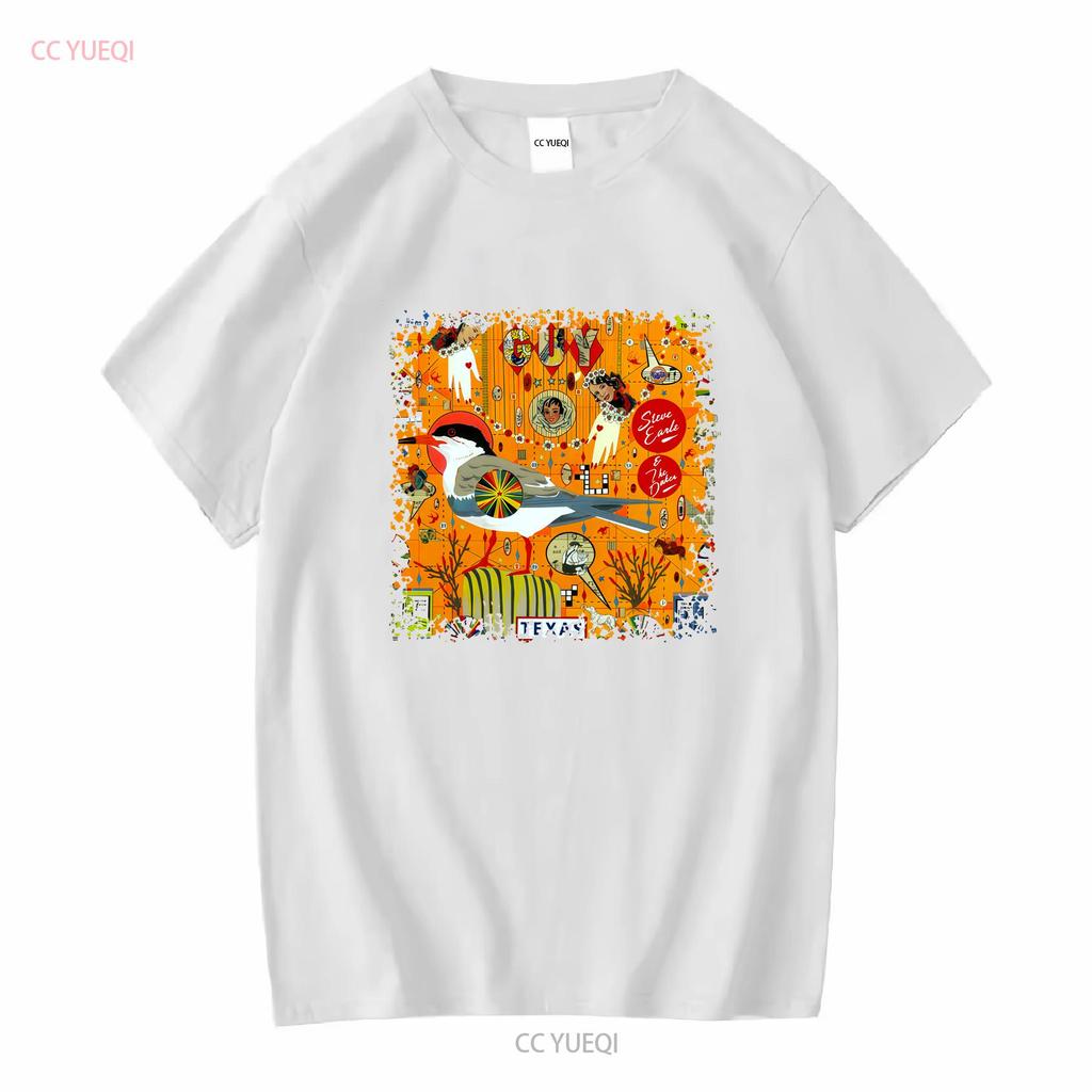 Steve Earle Band T Shirt Mans Fashion  Tops Summer Casual Vintage Washed Fashion Soft Designer Clothes Stylish Breathable