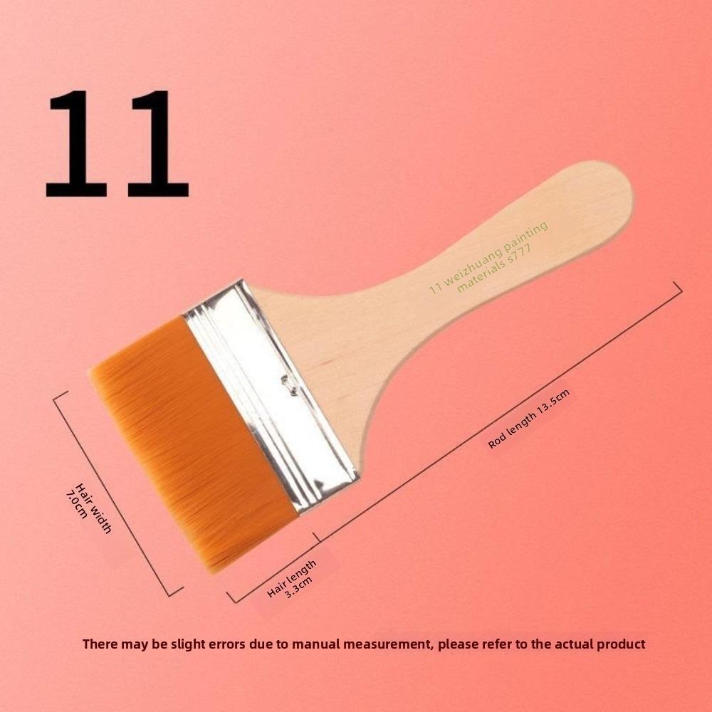 Wood Handles Hair Painting Brush Practical Nylon Clean Brush New BBQ Brush  Art Supplies