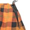 O’Neil of Dublin Checked long quilted skirt skirt 40 OrangeUsed