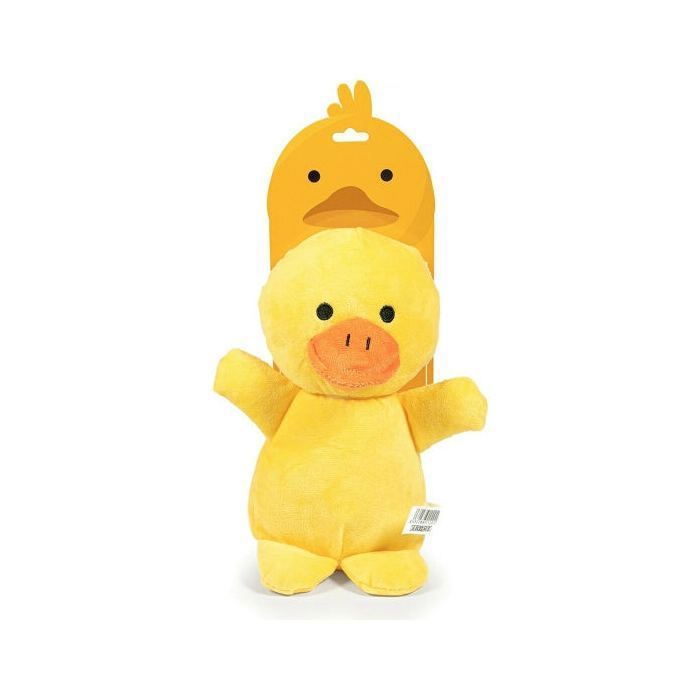 Jouet Pour Chien - Gloria - Peluche Canard Jaune - 14 Cm - Émet Un Son - Résistante
