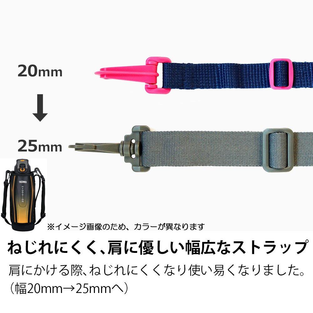 Thermos Vacuum Insulated Sports Bottle, One-Touch Open Type, 1.0L, Black Gradient, FFZ-1002F BK-G