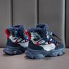 Children's Winter Fashionable Fleece Warm Cotton Boots Outdoor Casual High Top Snow Boots Casual Cotton Shoes