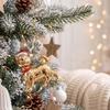 Delicate Christmas Cat Dog Pendant Kitten Christmas Hanging Novelty Christmas Tree Decor  Bedroom