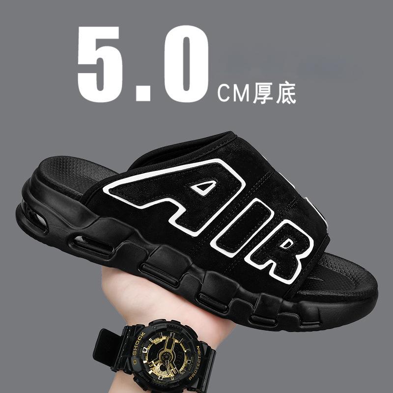 Fashion Graffiti Men's Summer Sandals Outdoor Thick Sole Versatile Beach Anti Slip Shoes Breathable Men's Designer Open-Toe Slippers