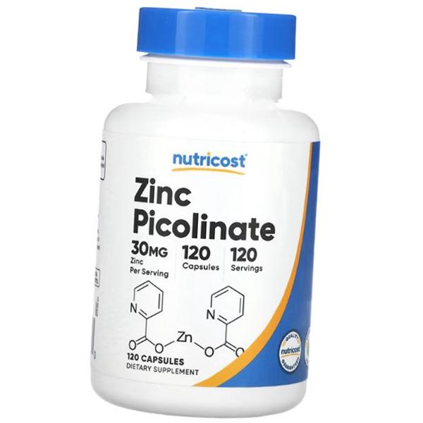

Пиколинат Цинка, Zinc Picolinate 30, Nutricost (36647027) 120caps