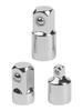Socket Adapter Wrench Set 3PCS Female to Male Drive Converter with Built in Spring Loaded Detent Balls for Secure Socket Fit
