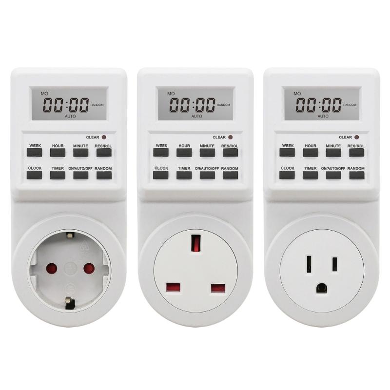 Simple To Use Intelligent Power Socket Featuring Timer Control &Screen For Home Appliance Management Energy Conservation