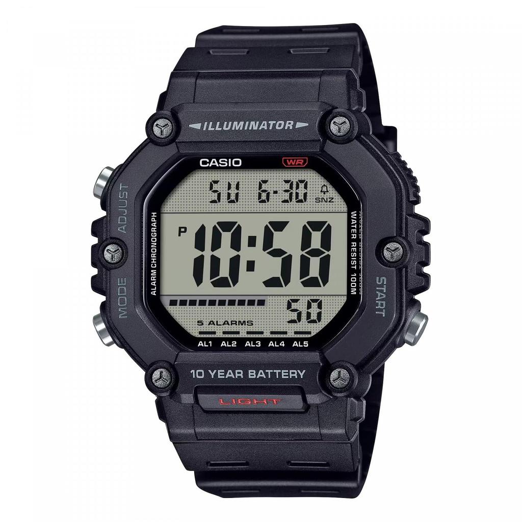 Casio Men's Watch AE-1600H-1AVEF, Black, Modern
