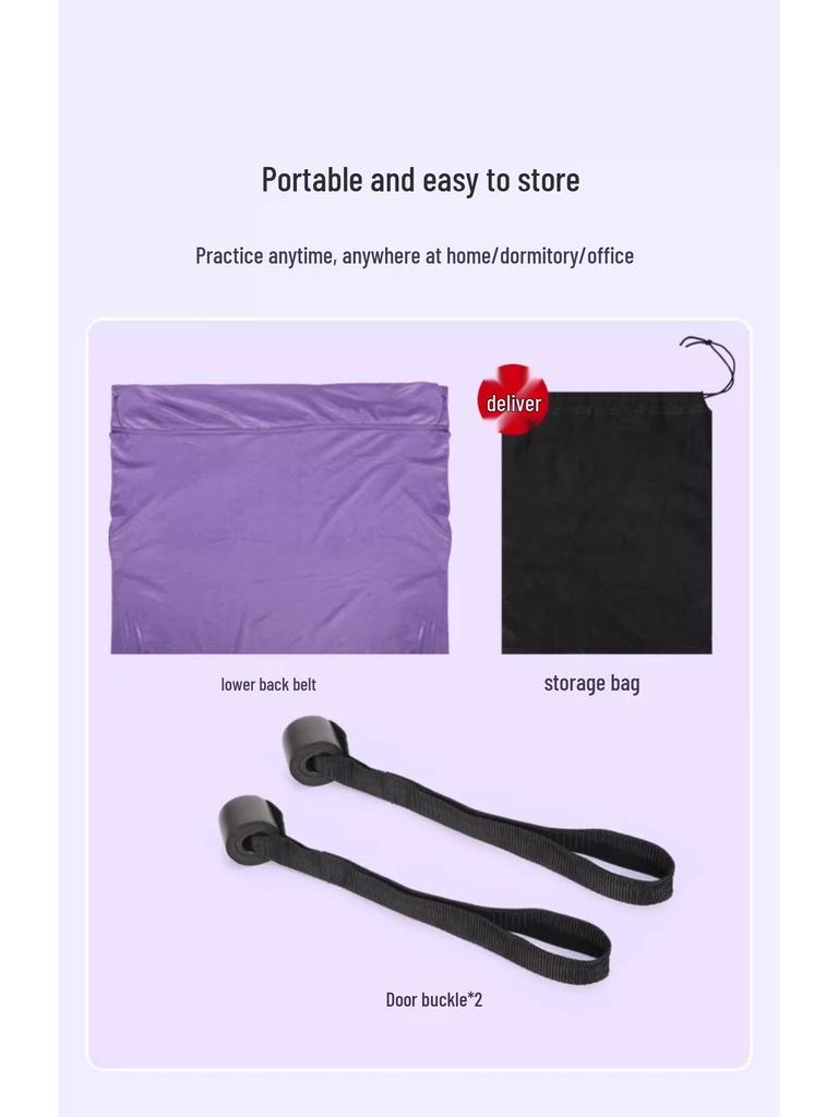 Aerial Yoga Backbend Trainer: Shoulder & Back Opening Resistance Band for Door Hanging