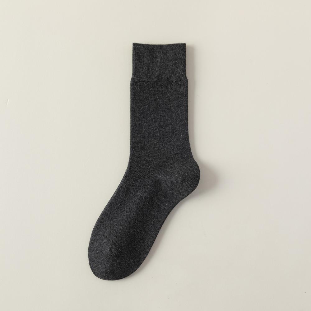 Seamless Crew Winter Pure Color Warm Breathable Thermo Anti-Bacterial Quick Dry Silk Knitted Cashmere Merino Wool Women Socks