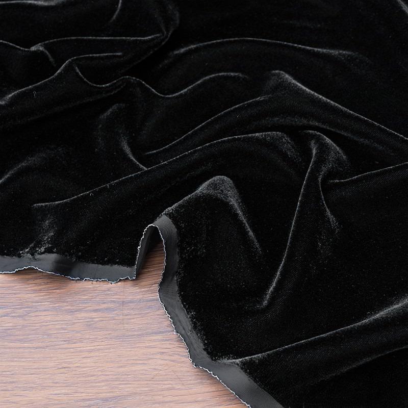 100x140cm Silk Velvet Fabric Solid Color Velvet Clothing Fabric for DIY Sewing Party Dress Cheongsam Designer Cloth