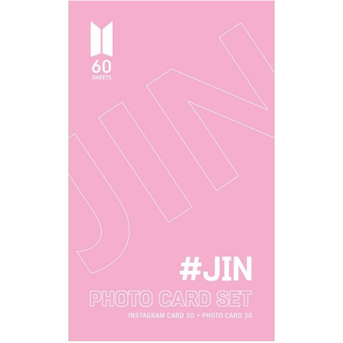 

photo card set Instagram cards 30 trading 60-sheet [30 + cards] (JIN (Seokjin))