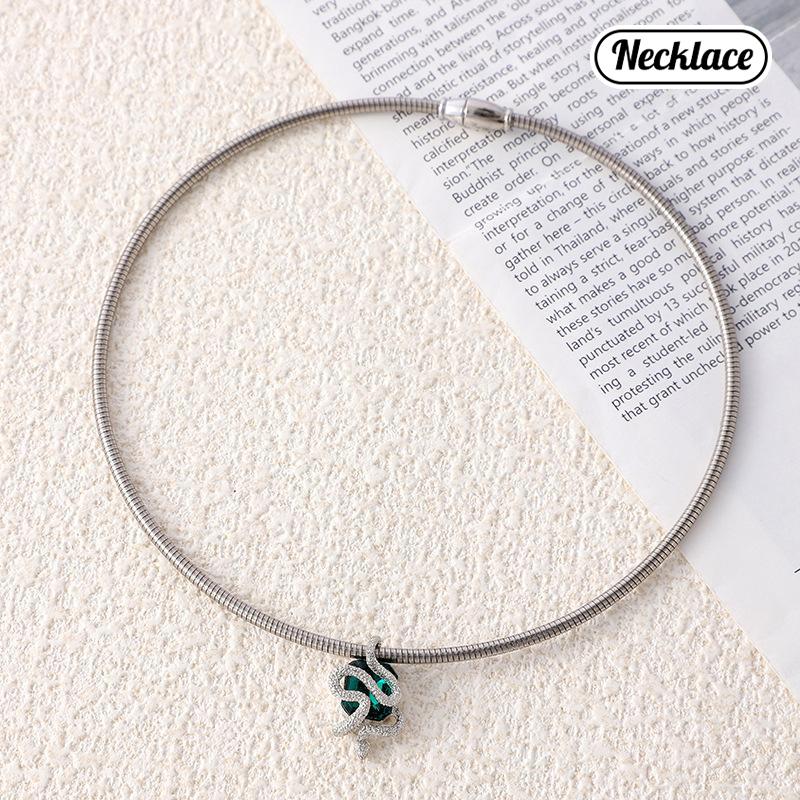 Voll Diamant Und Große Und Kleine Perle Offener Kragen Für Damen Japanische Und Koreanische Persönlichkeit Halsband Schlüsselbeinkette