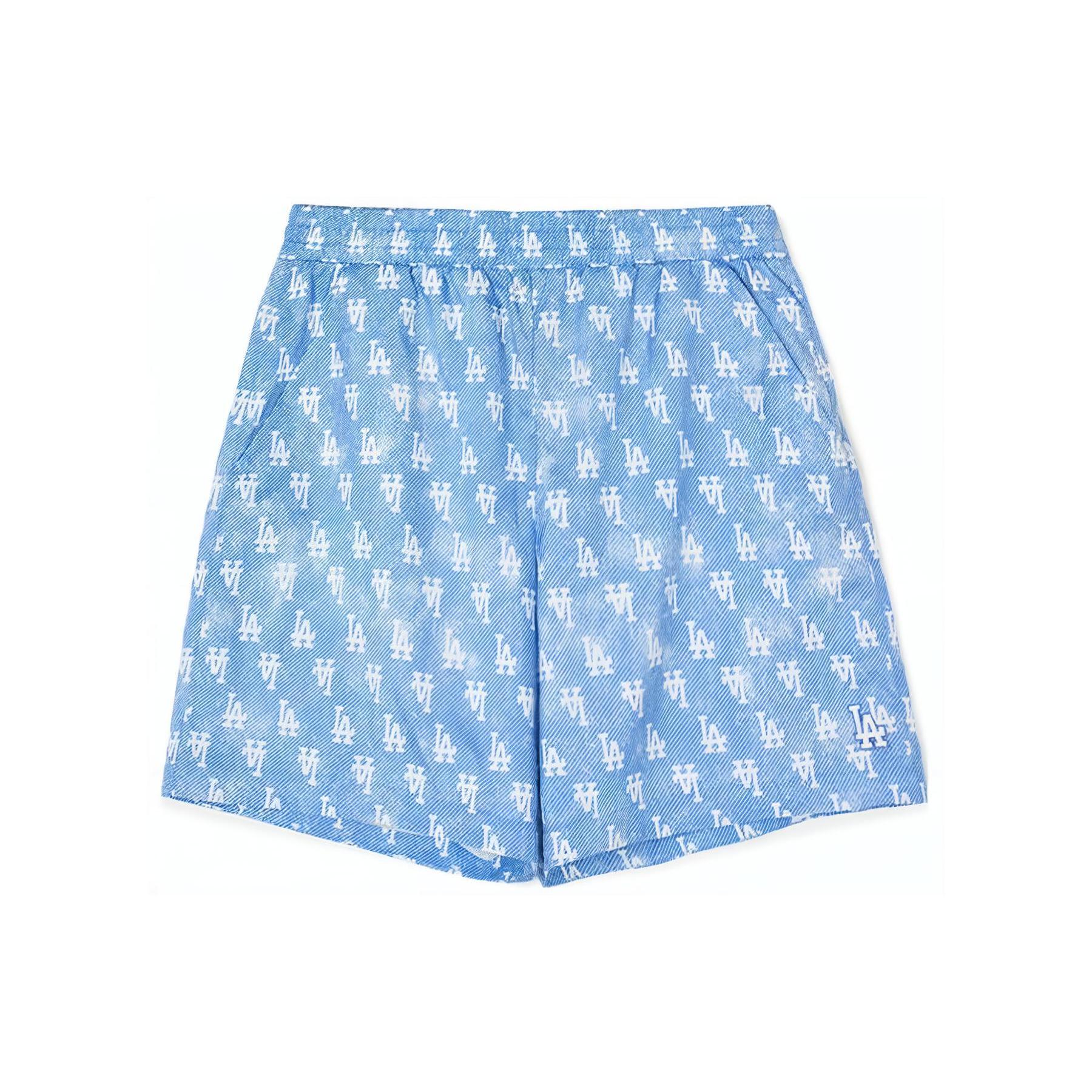 MLB Casual Shorts Unisex Blue Moderate 3ASMM0243-07BLL L