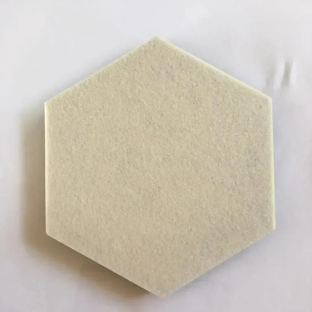 

Съемные 3D шестиугольные наклейки на стену, разноцветные геометрические фигуры из фетра для декора современной гостиной и спальни слоновая кость
