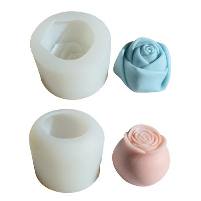 3D Rose Blume Kerze Silikonform Aromatherapie Kerzenherstellung Handgemachte Seife Gipsformen DIY Basteln Heimdekorationen