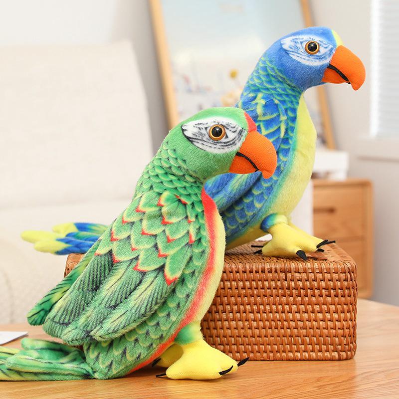 Parrot Plush Toy Doll - Cute Children's Sleeping Pillow & Ornament, Perfect Companion Gift for Girls