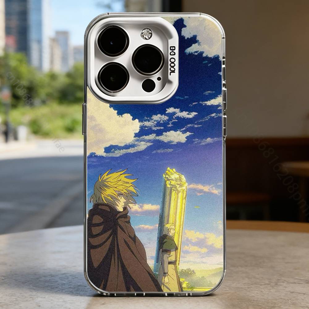 Comics V-Vinland Saga White Shockproof Phone Case For iPhone 17,16,15,14,13,12,11,Pro,XS,Max,Plus,Mini,SE