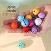 22mm Tiger Mouth Candy-Colored Christmas Hanging Bell Ornament Jewelry & Choker Accessory