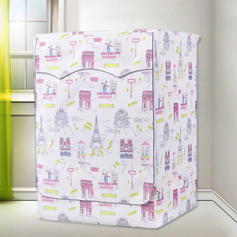 

Чехол для стиральной машины, водонепроницаемый, для дома, полиэстеровый роликовый чехол для стирки, серебряное покрытие, пылезащитный чехол XL